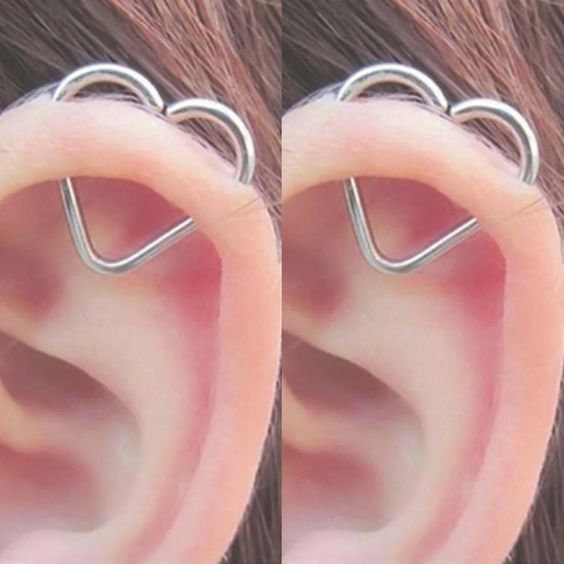 Cartilage Daith Piercing Tragus Rook - Etsy