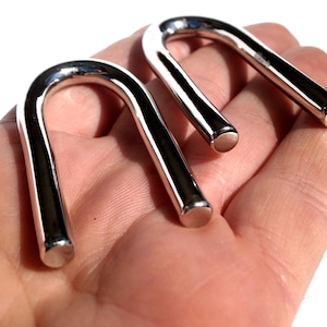 Sterling Silver Gauge Hoop Earring: Tribal Ear Lobe Weight (Single)