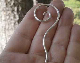 Kolczyki-koła ze srebra próby 925, spiralny wieszak na uszy, waga kolczyka boho