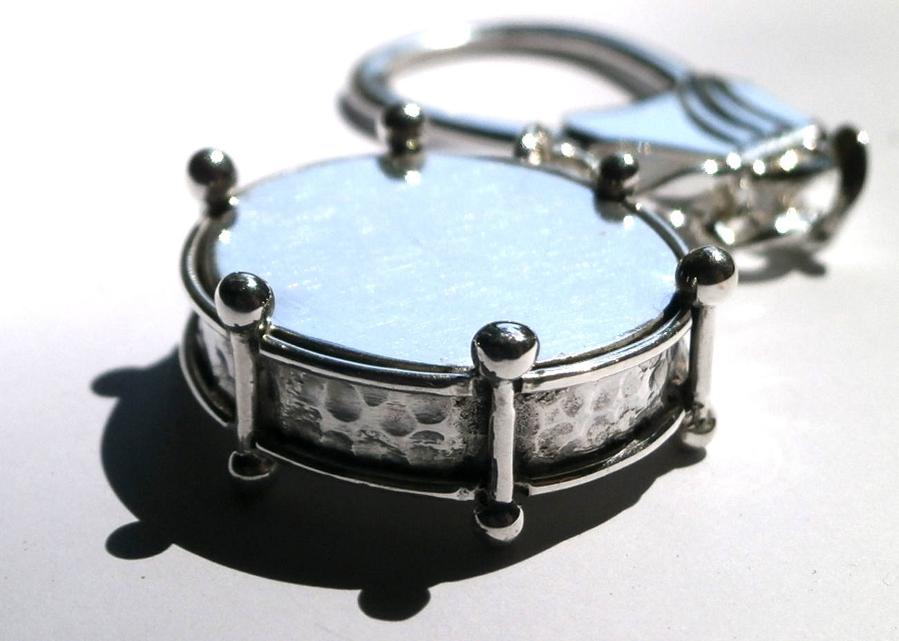 Custom Silver Drum Keychain Snare Keyring Bass Drum Keychain Etsy