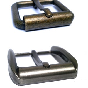 Bronze & Stainless Steel Belt Buckle, 40mm Unisex Accessory