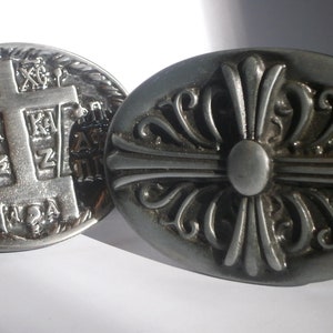 Buckle Cross, Monks monasteries Buckle Accessory, Religion Buckle Bronze & Pewter, Monasticism Outfit Buckle, Bucle for 40mm Belt