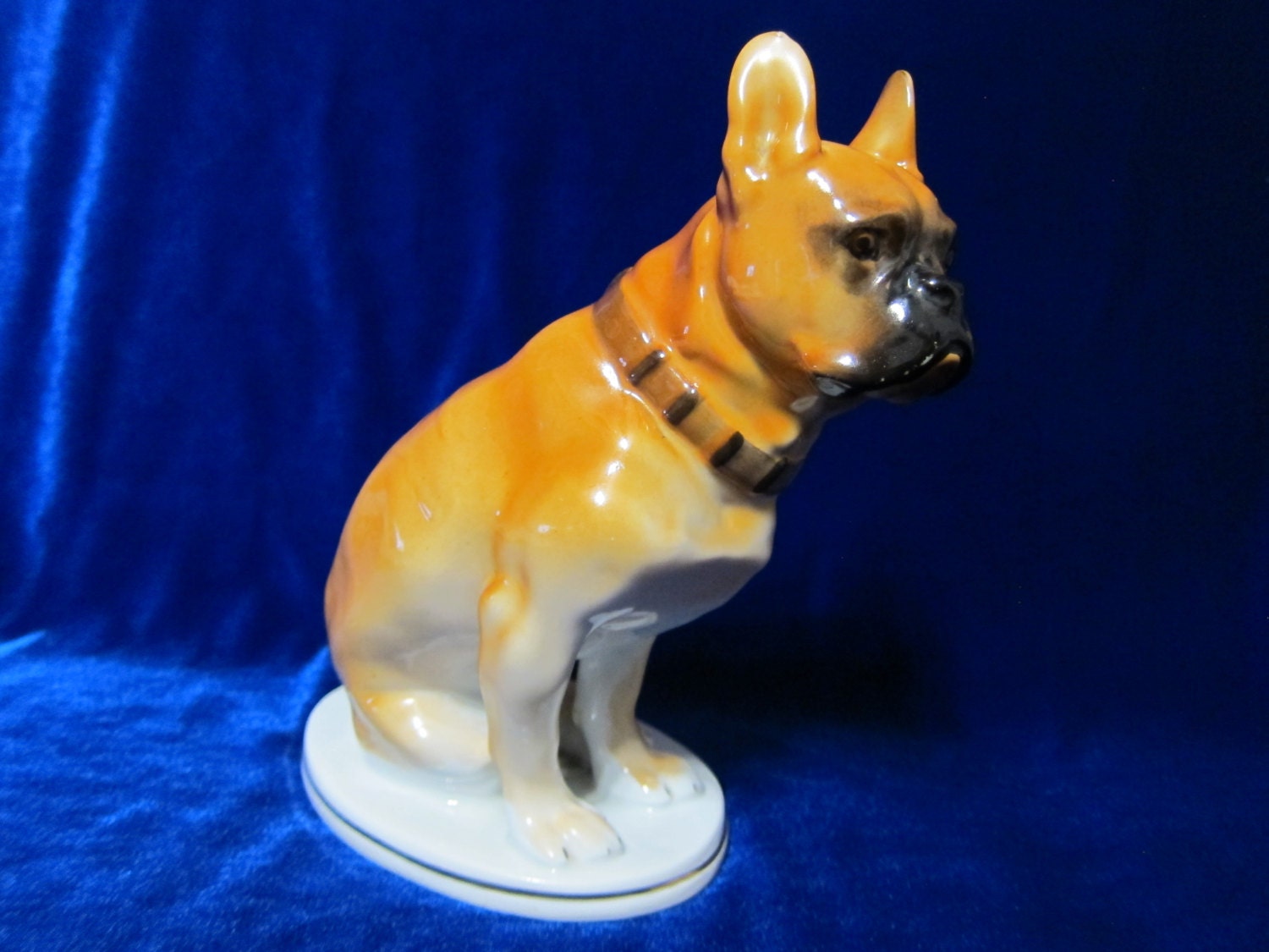 VINTAGE Porcelain Figurine Soviet Ussr Dog Lomonosov LFZ Etsy