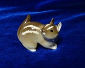 Porcelain Figurine russian chipmunk lomonosov IFZ 1