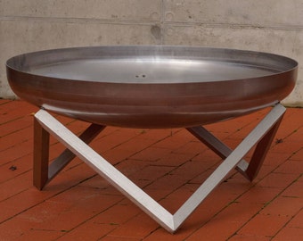 Stainless Steel Fire Pit YANARTAS (79cm diameter)