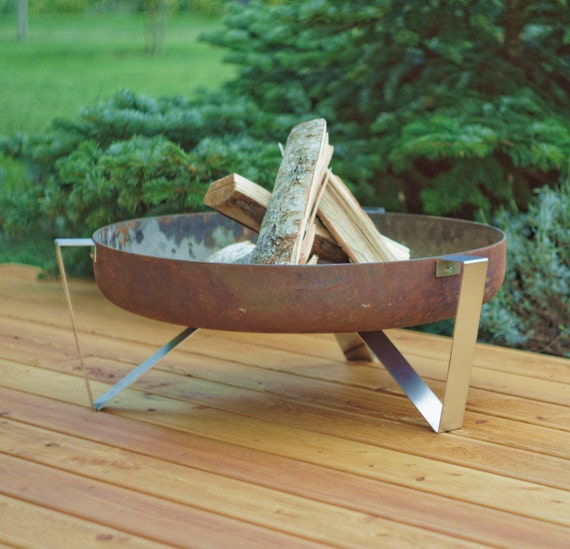 Steel Fire Pit Etna Etsy