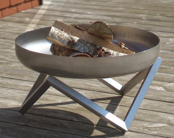 Stainless Steel Fire Pit Yanartas (63cm diameter)