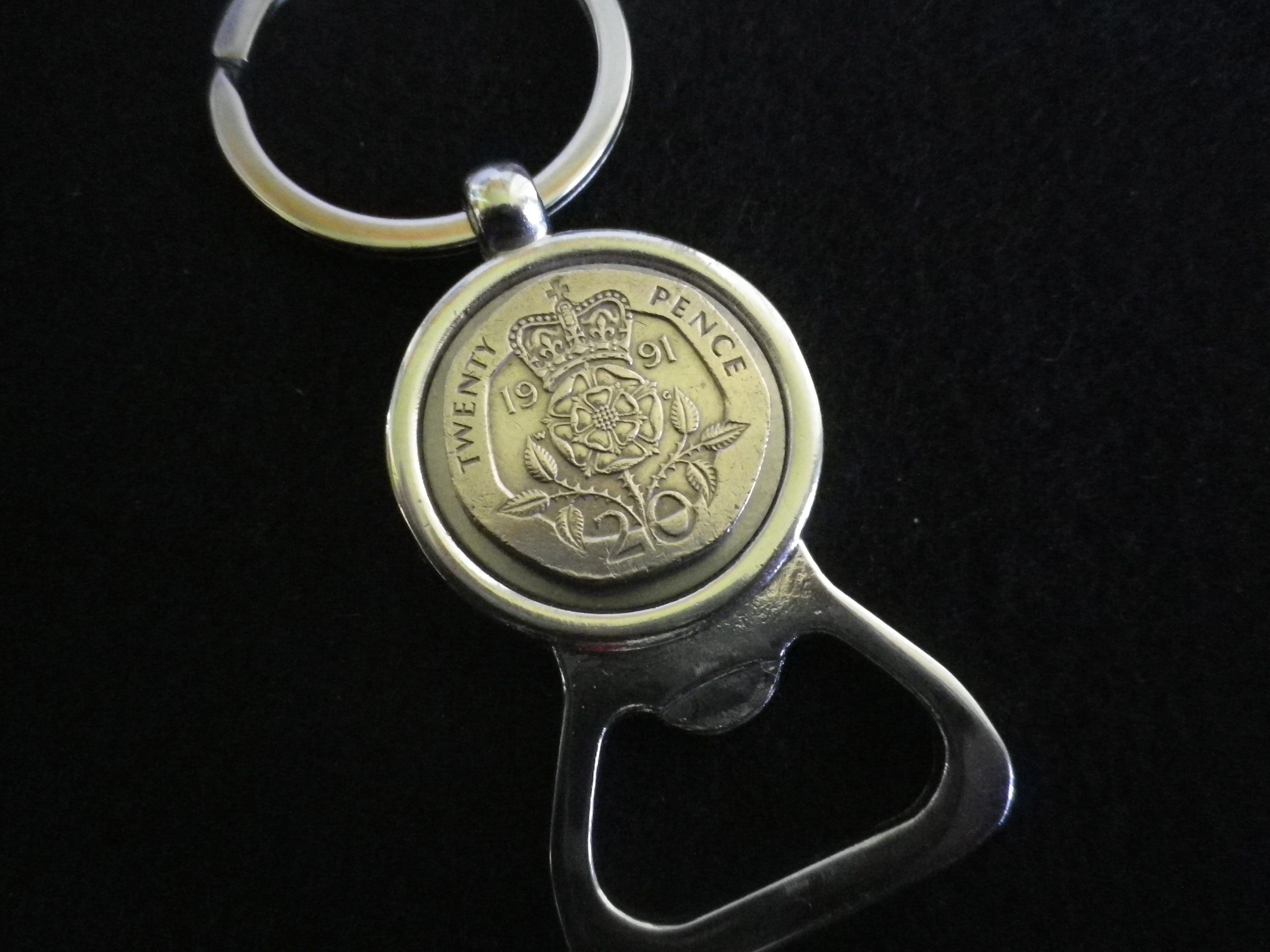 20 Year Anniversary Key Ring - Etsy