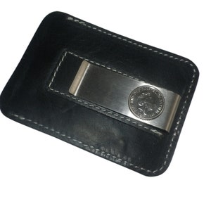18e Ann / Bday - 3 keuzes, lederen kaart portemonnee, roestvrij staal geld clip, roestvrij staal sleutelhanger, Uk zilveren 2003 munt, gratis verzending.