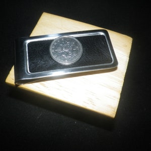Pince à billets en acier inoxydable de 5 pence pour le 5e anniversaire, beau cadeau pour cette personne spéciale, boîte de présentation, emballage cadeau, livraison gratuite