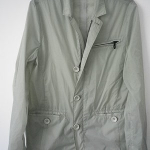 DKNY showerproof nylon jacket, 38/40, zip pocket, zip front lovely retro 90s piece,ideal for those misty mornings on the yacht, gender fluid