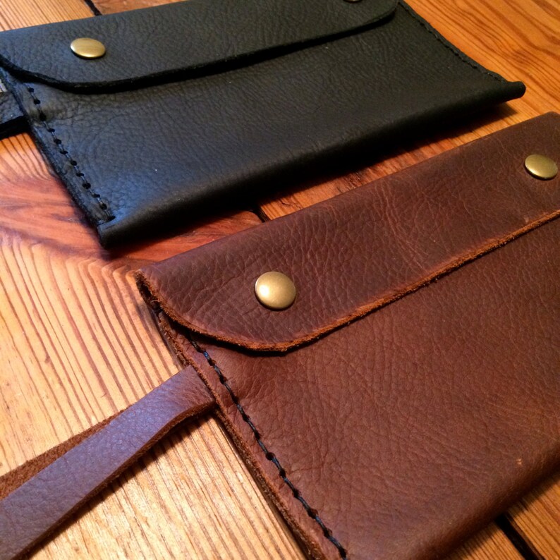 Long Leather Wallet/Clutch image 3