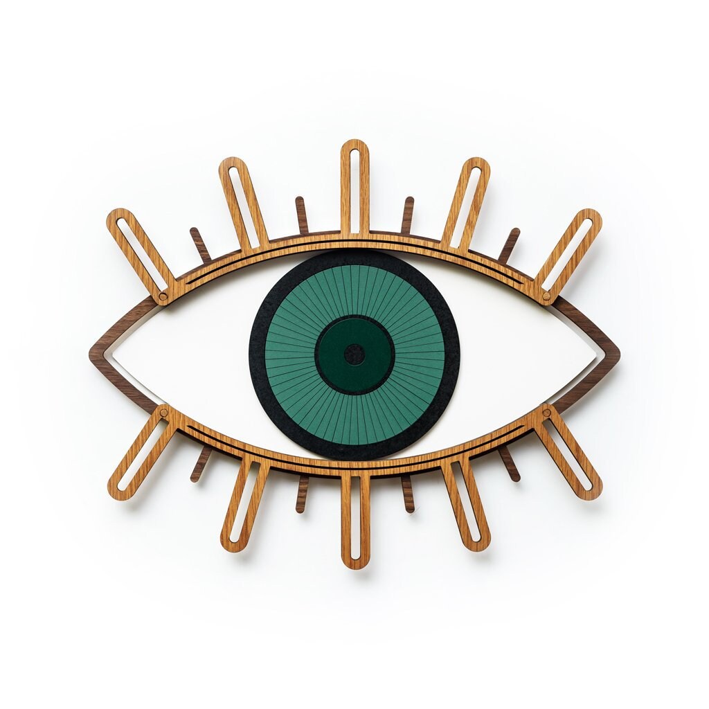 Eye Wall Decor Green Eye Evil Eye Wall Hanging Modern Etsy Australia