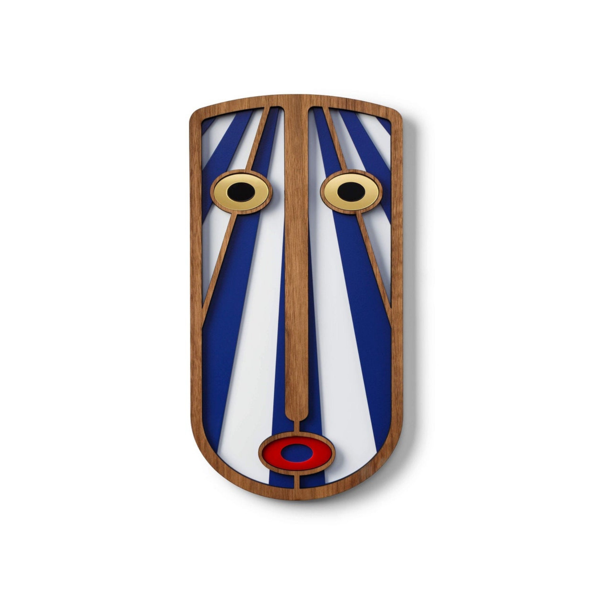 Escultura de pared moderna colgante de pared de madera arte | Etsy