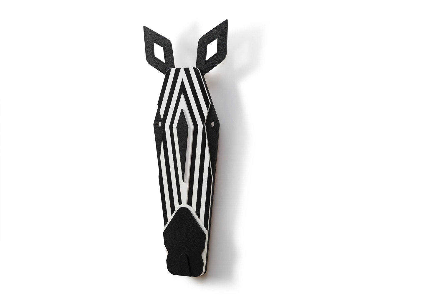 Wooden Zebra Head Zebra Wall Art Zebra Decor Animal Head Etsy