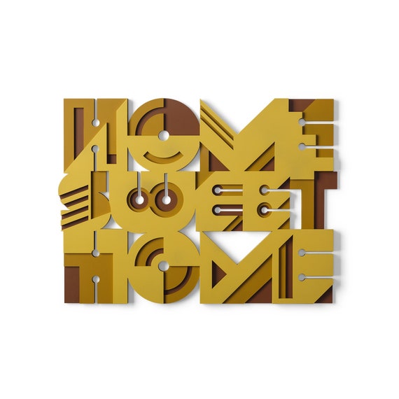 Home Sweet Wall Sign Wood Word Wooden Decor - Wooden Wall Hangings Home Sweet Wall Sign Wood Word Wooden Decor - Wooden Wall Hangings