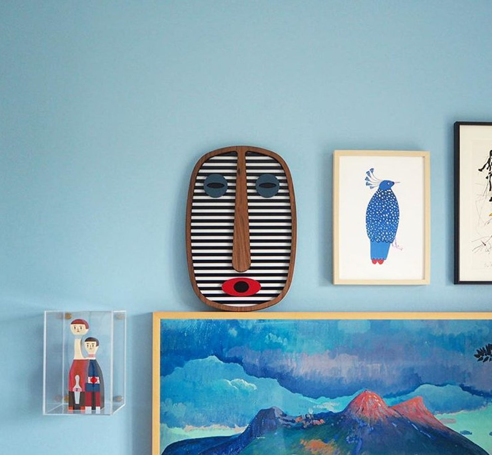 Modern Wall Sculpture Wood Wall Hanging 3D Wall Art Large Etsy