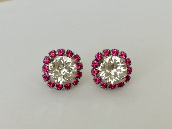 Chrysolite & Pacific Opal Swarovski Crystal Earrings, Silver