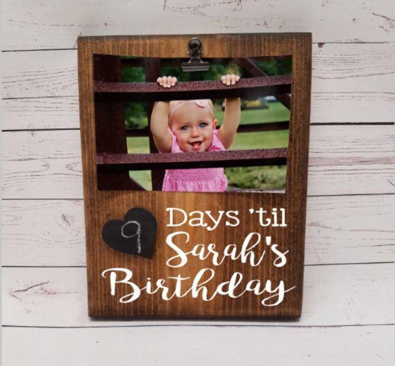 Birthday Chalkboard Countdowns Weeks/days Until Holiday Son Etsy