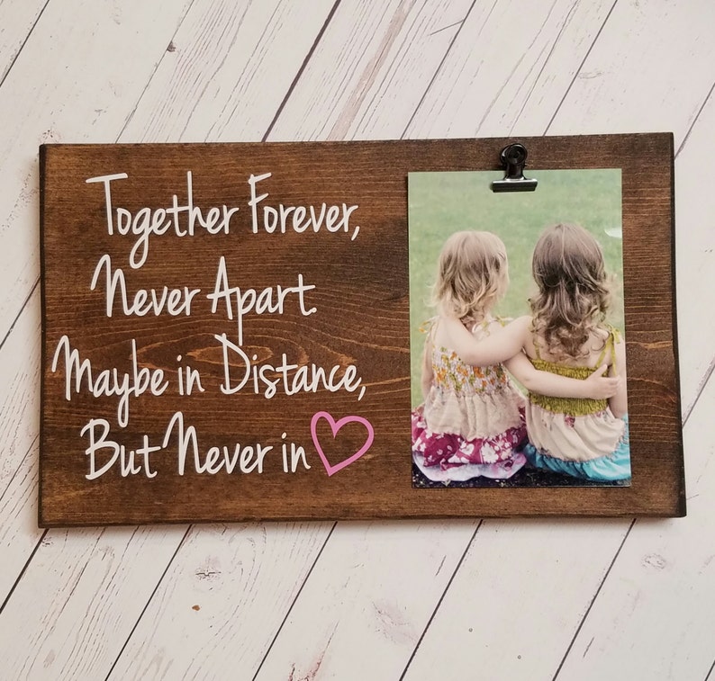 Best Friend Long Distance Relationship Picture Frame Gift Etsy