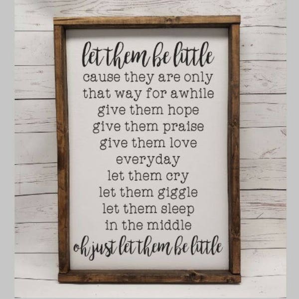 Let Them Be Little - Etsy