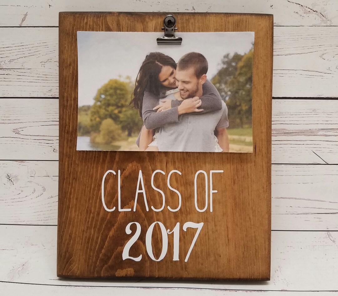 Graduation Picture Frame Gift Photo Board, Picture With Clip, so the ...