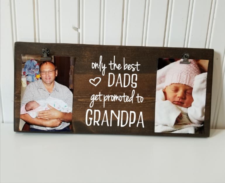 Father's Day Picture Frame gift! Gift for dad, photo board, pictu…