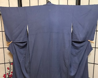 Japanese Vintage Womens Kimono “Robe” - Dark Blue, Excellent Condition, Never Been Worn