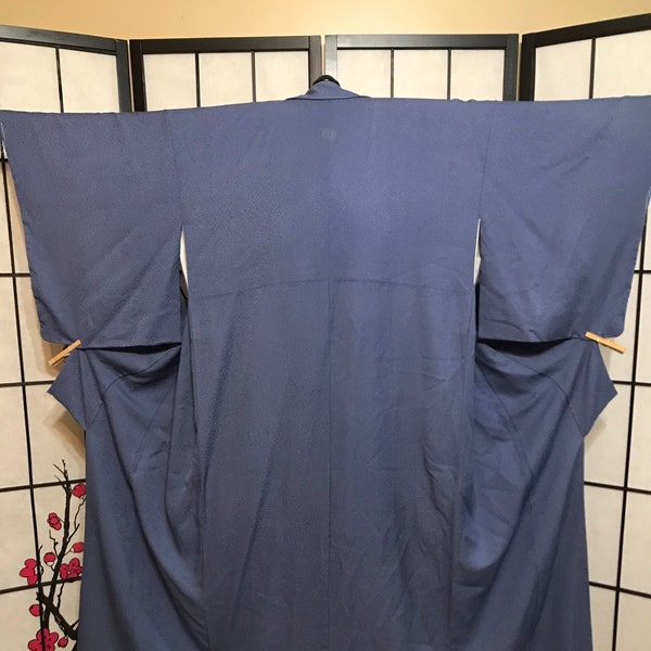 Japanese Vintage Womens Kimono “Robe” - Dark Blue, Excellent Condition, Never Been Worn