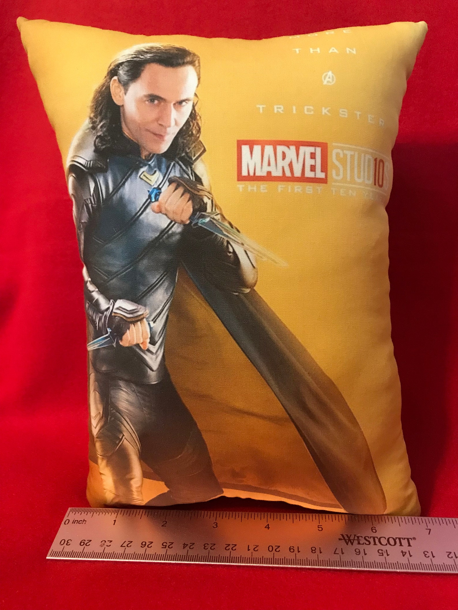 Loki from the Avengers Marvel Pillow Marvel Studios More Etsy