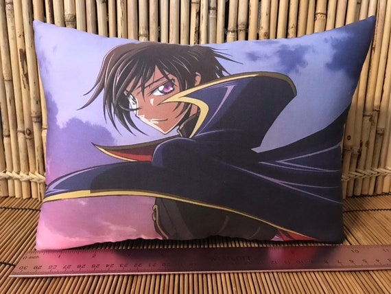 Code Geass Anime Pillow Feat Lelouch As Zero Etsy