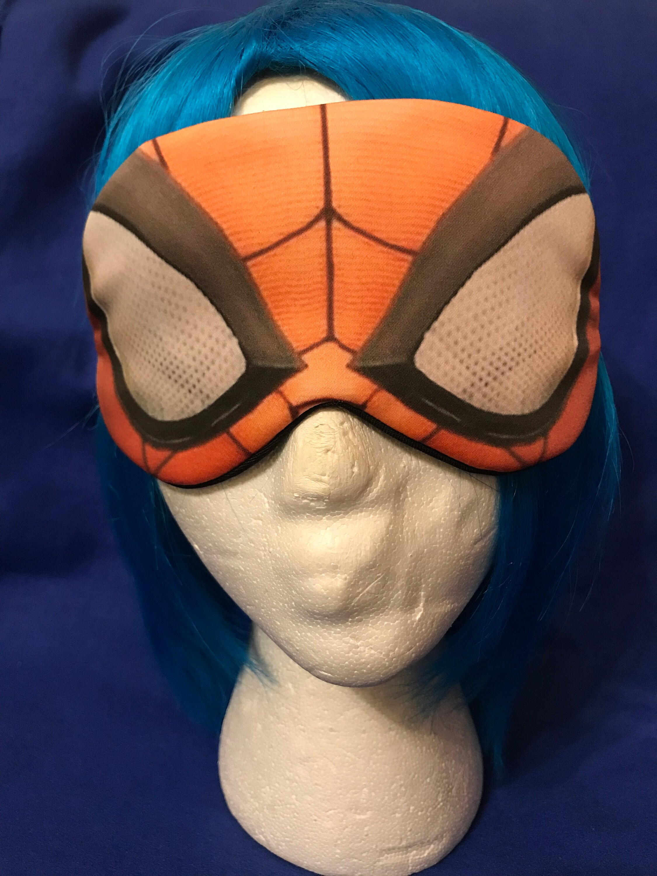 Cosplay Sleep Mask Spiderman From Marvel Avengers Etsy
