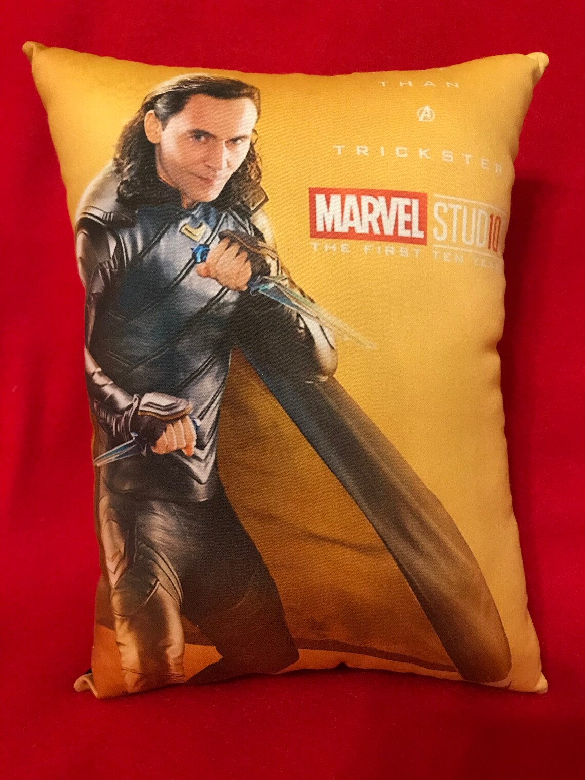 Loki From the Avengers Marvel Pillow Marvel Studios More Etsy