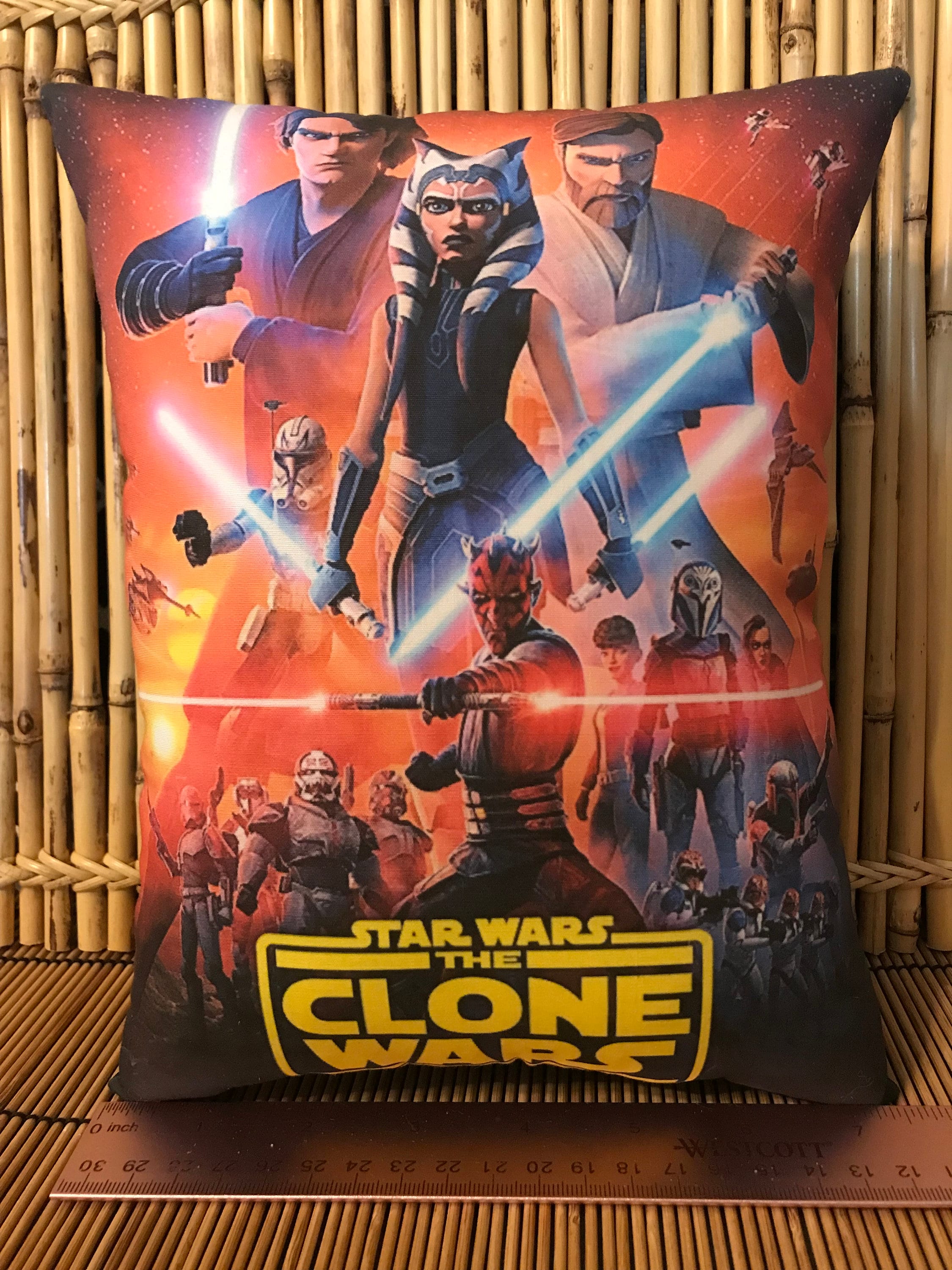 Star Wars Pillow Featuring the Clone Wars | Etsy