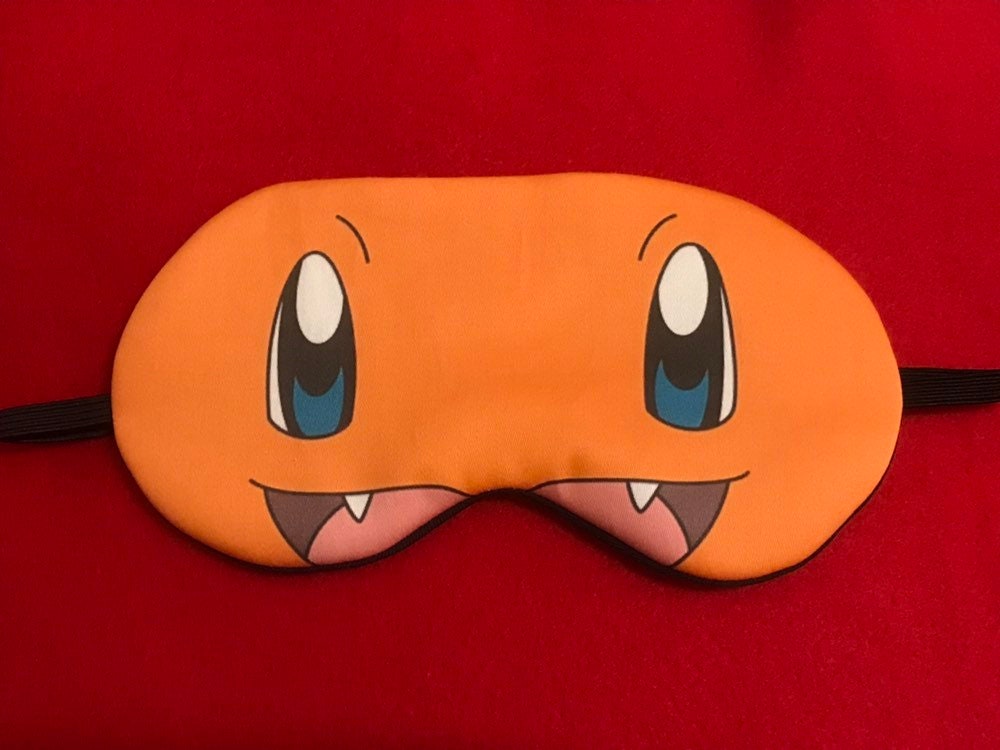 Cosplay Sleep Mask Charmander from Pokemon | Etsy