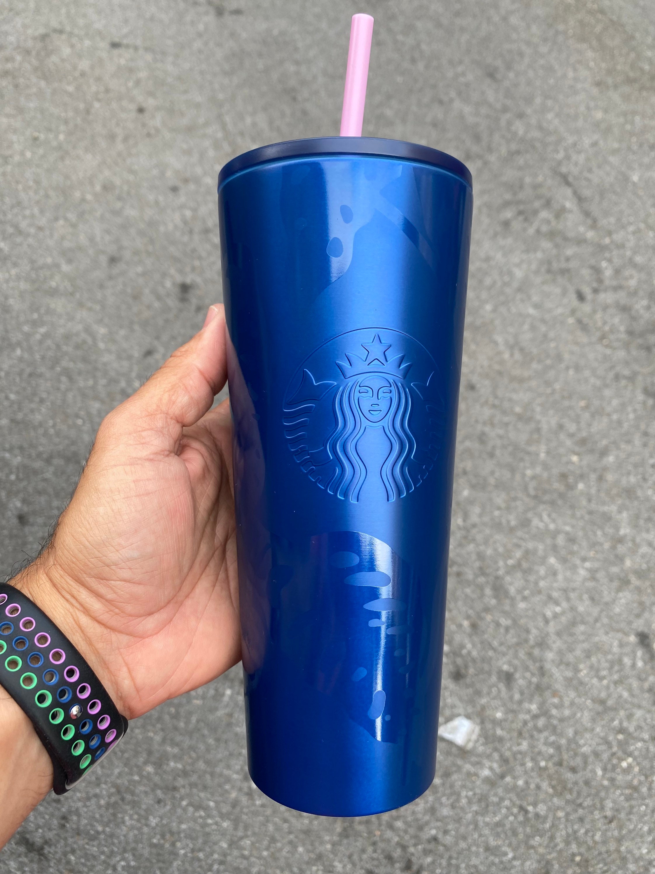 Starbucks Summer 2021 Blue jungle stainless steel Cup cup Etsy