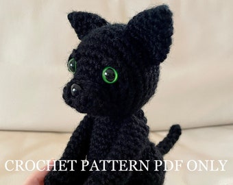 Black Kitten Crochet Pattern