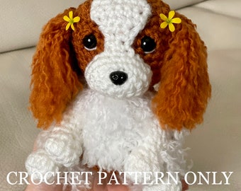 King Charles Cavalier Puppy Crochet Pattern