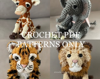 Safari Bundle Crochet Patterns