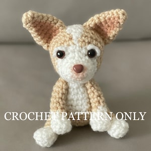 Chihuahua Dog Amigurumi Crochet Pattern PDF