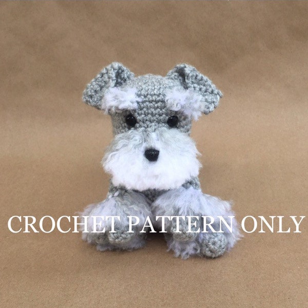 Modèle au crochet pour bébé schnauzer