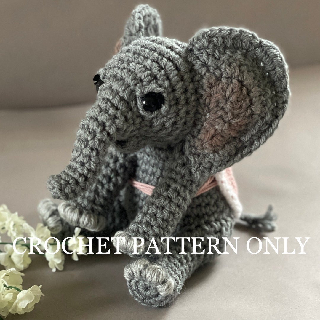 Elephant Amigurumi Crochet Pattern PDF - Etsy
