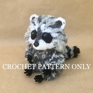 Raccoon Crochet Pattern PDF