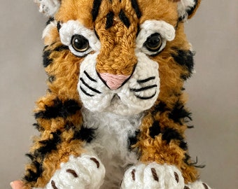 Tiger Plushie Crochet Pattern