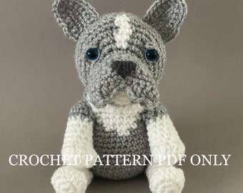 FRENCH BULLDOG PUPPY Crochet Pattern