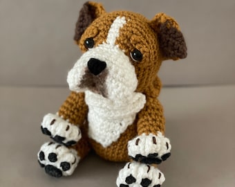 English Bulldog Crochet Pattern
