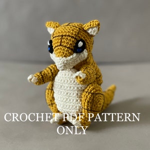 Sandshrew Crochet Pattern