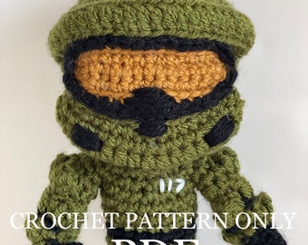 Master Chief Crochet Pattern