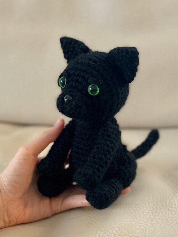 黒猫の編みぐるみ編み図 - Etsy 日本