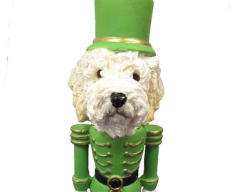 goldendoodle nutcracker christmas ornament hand painted and handcrafted perfect gift for goldendoodle lovers measures 5 tall - Goldendoodle Christmas Ornament goldendoodle nutcracker christmas ornament hand painted and handcrafted perfect gift for goldendoodle lovers measures 5 tall - Goldendoodle Christmas Ornament